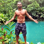 david-haye-shirtless-poolside